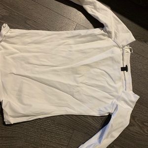 Jcrew off the shoulder white top